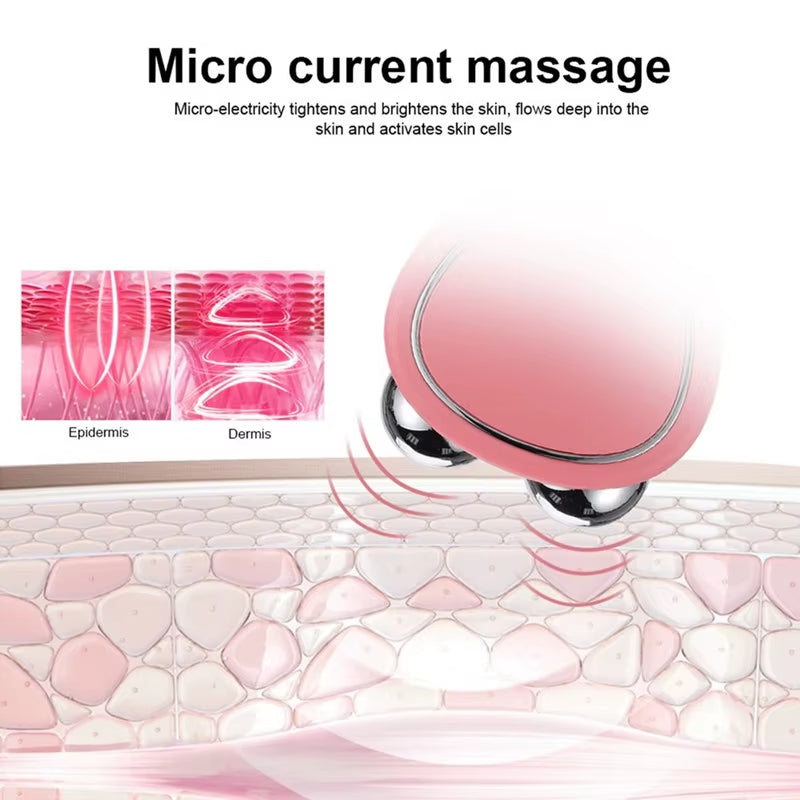 3D Micro Current Beauty Skin Electric Face Massager