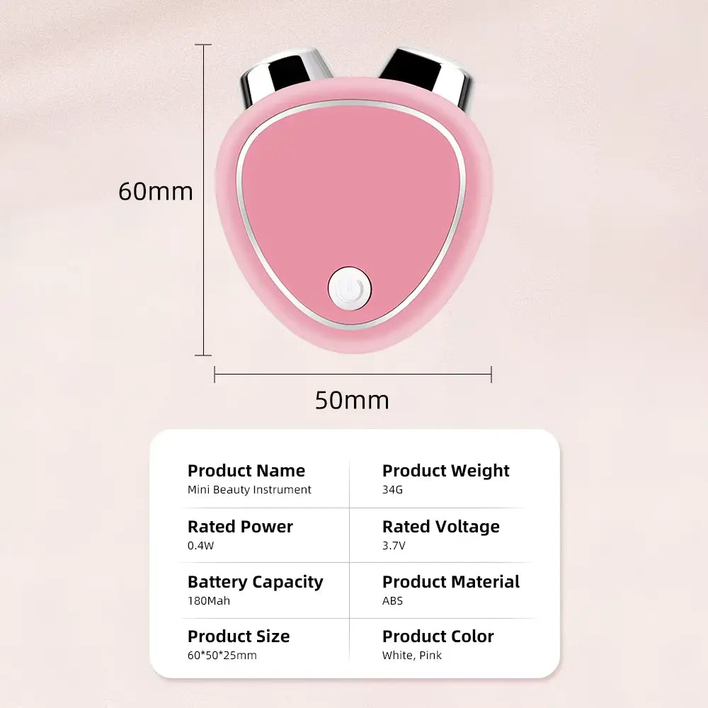 3D Micro Current Beauty Skin Electric Face Massager